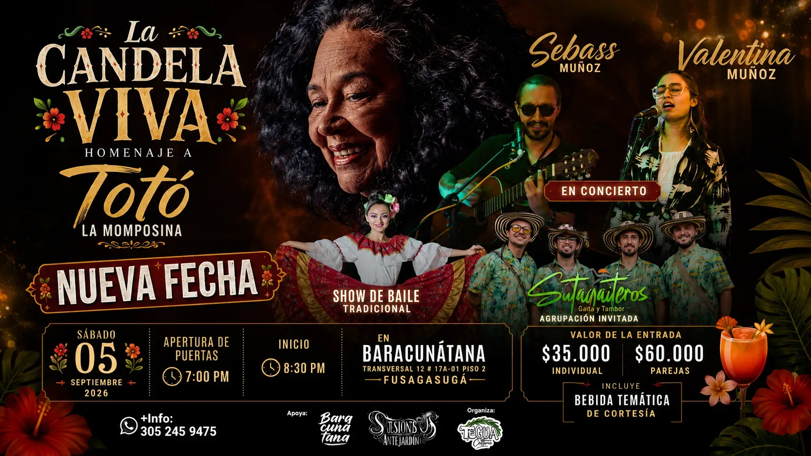 La Candela Viva: Homenaje a Totó La Momposina